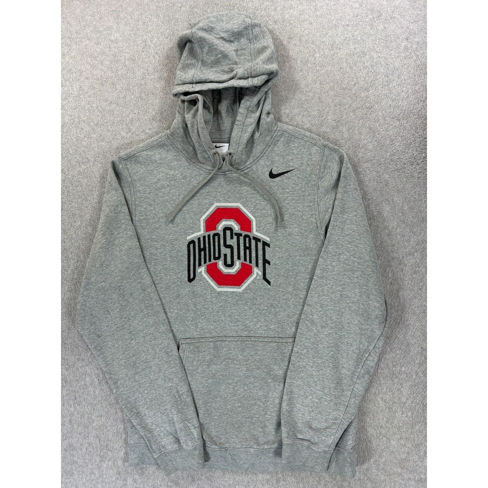 Ohio State Buckeyes Nike Screened Logo Campus Hoodie Sweatshirt (Men's Small)